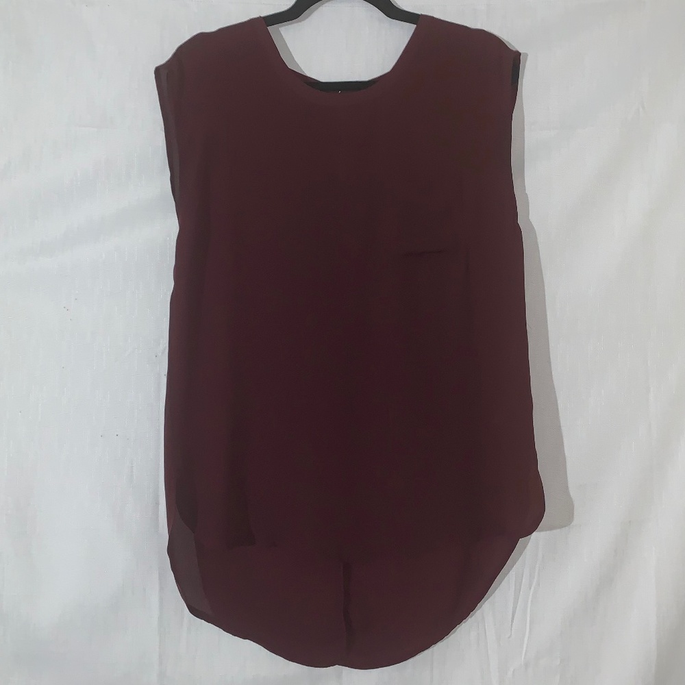 Cotton On Women Red Sleeveless Blouse Size XS